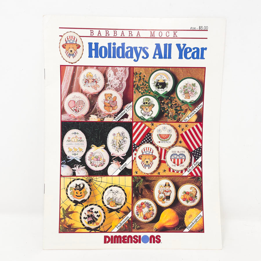 Dimensions Holidays All Year Cross Stitch Pattern by Barbara Mock