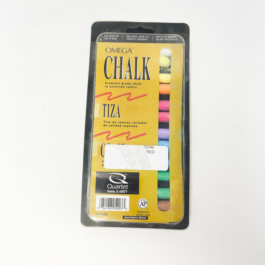 Omega Colored Chalk - 12 pc