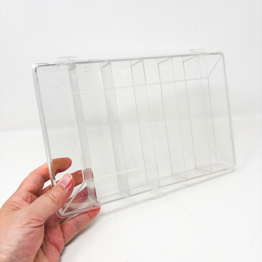 Clear Plastic Divided Organizing Box