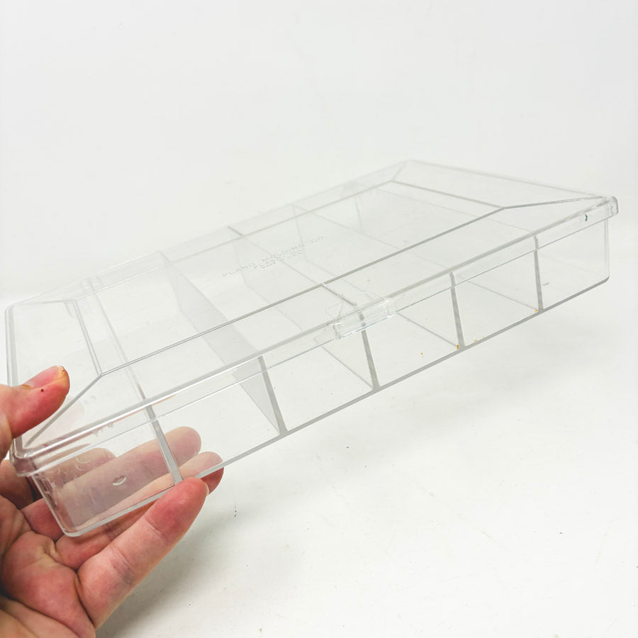 Clear Plastic Divided Organizing Box