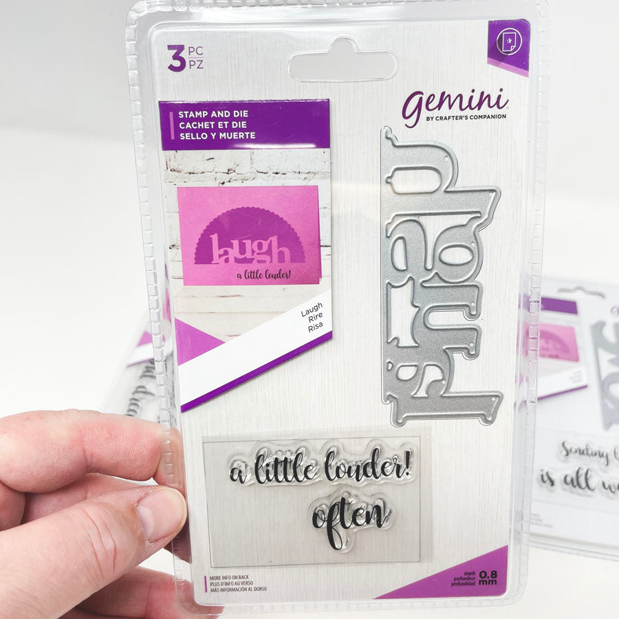 Crafters Companion Gemini Stamp & Die Set