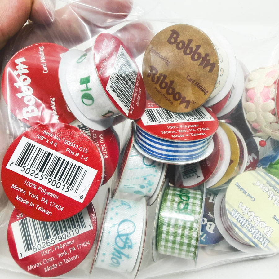 Big Bundle of Mini Ribbon Spools