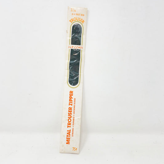 J&P Coats Metal Trouser Zipper - 11"