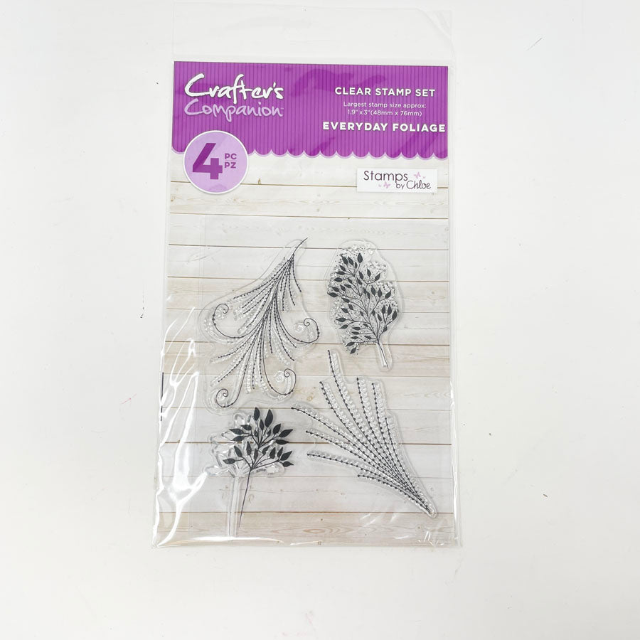 Crafters Companion Everyday Foliage Clear Stamp Set