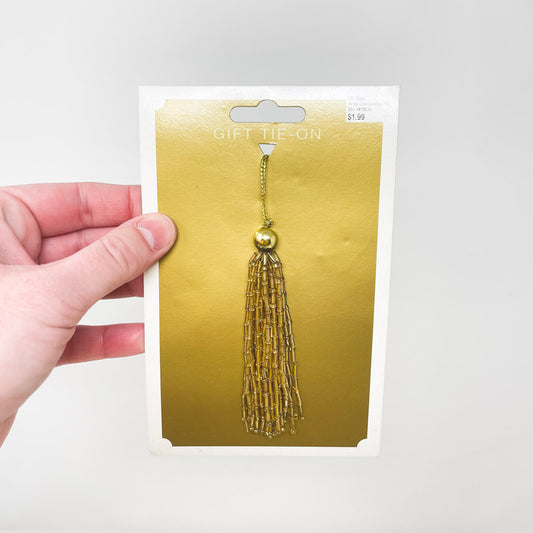 Gold Tassle Gift Tie Ons