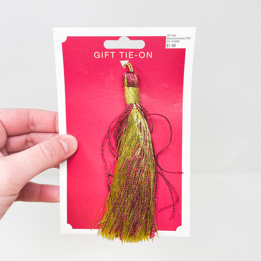 Large Gold Tassle Gift Tie Ons