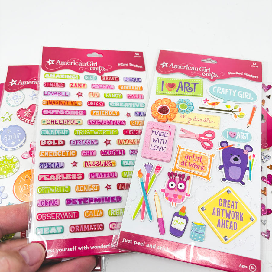 American Girl Sticker Bundle