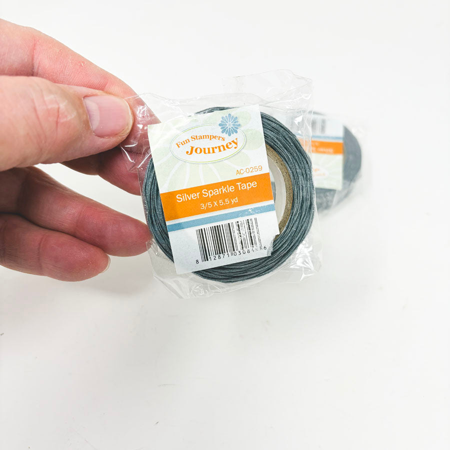 Fun Stampers Journey Silver Sparkle Tape (1)
