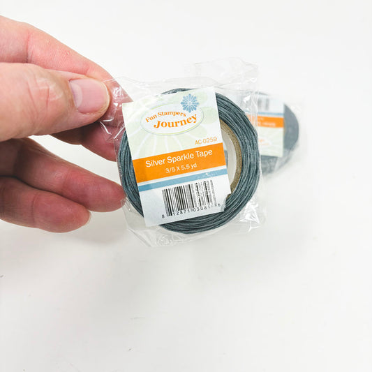 Fun Stampers Journey Silver Sparkle Tape (1)