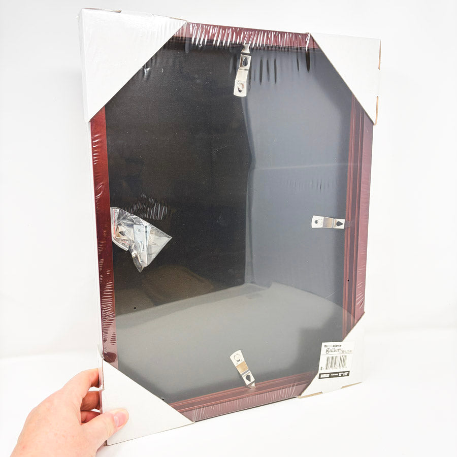 12" x 16" Mahogany Color Frames - No Glass