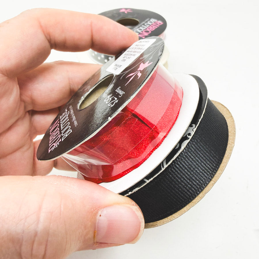 Black and Red Fly Ribbon Tower