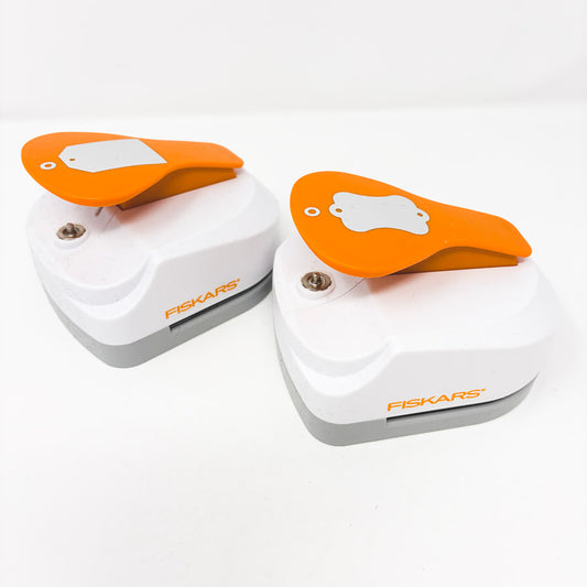 Fiskars 3-in-1 Tag Maker Paper Punches