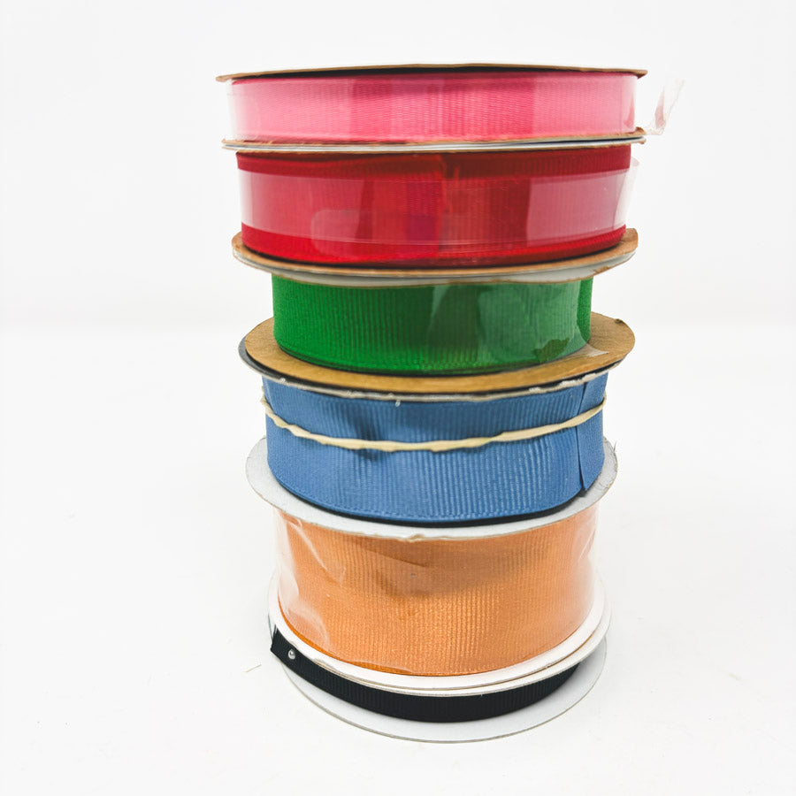 Basic Colors Grosgrain Ribbon Tower