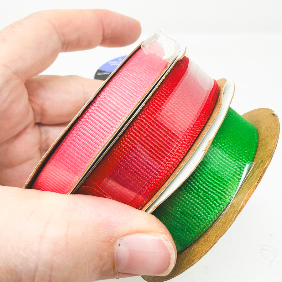 Basic Colors Grosgrain Ribbon Tower