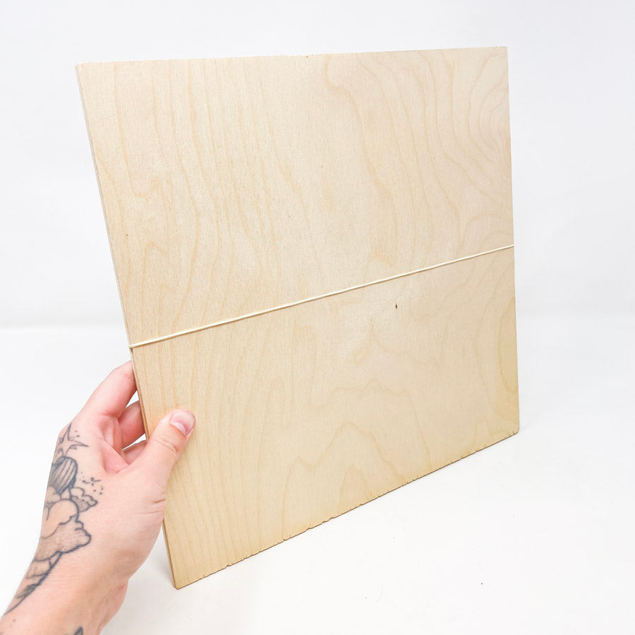 Two 12" Square Plywood Sheets