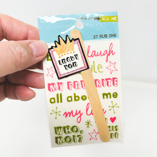 All About Me Rub-Ons by Colorbok