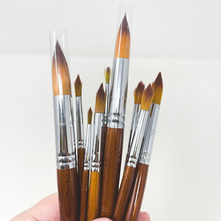 Dugato Artist Round Paintbrush Set (9)