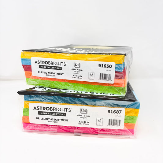 Mega Astrobrights Paper Packs