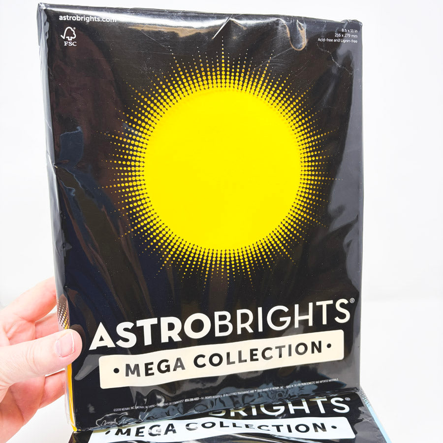 Mega Astrobrights Paper Packs