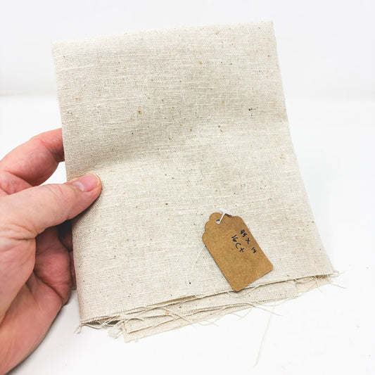 Flecked Natural Linen – Appx. 16 Count – 44" x 14"