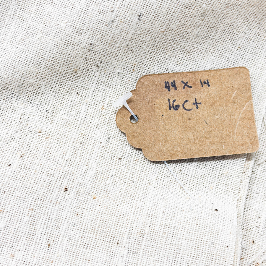 Flecked Natural Linen – Appx. 16 Count – 44" x 14"