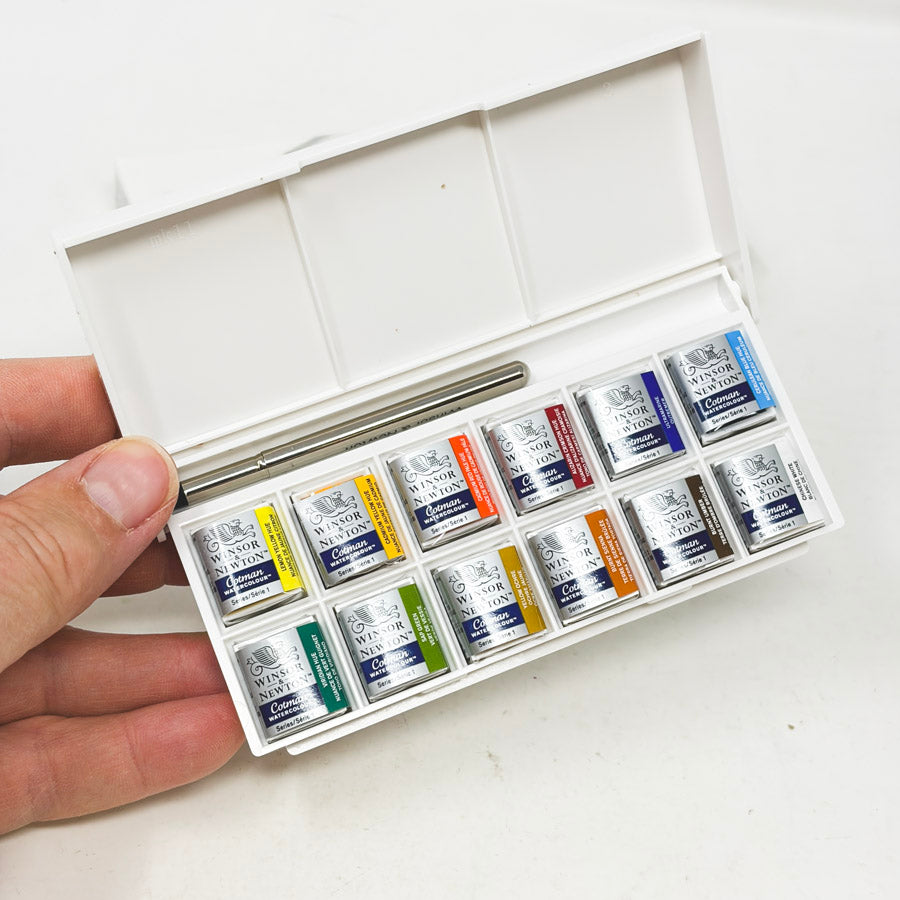 NEW // Winsor & Newton Cotman Sketcher's Water Colour Pocket Box Set