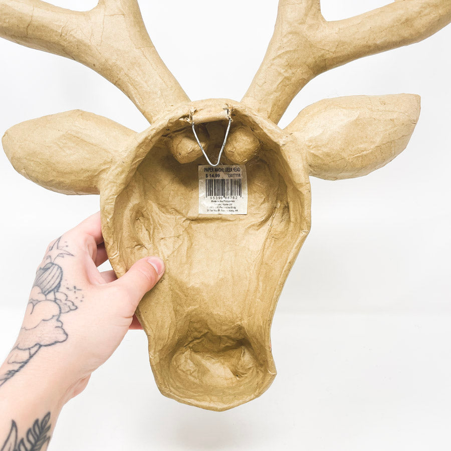 Craft Paper Mache Deer Head