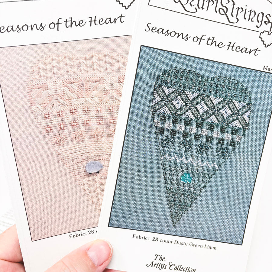 Seasons of the Heart 12 pc Set – HeartStrings Cross Stitch Patterns