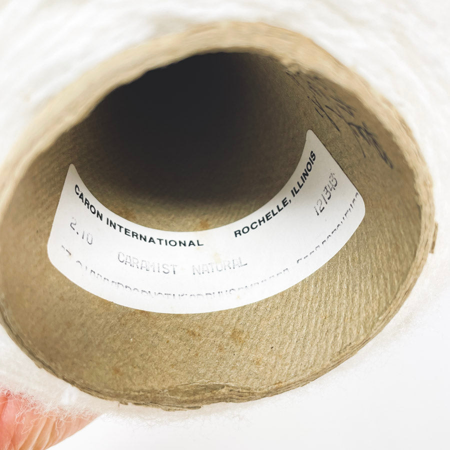 White Caron Cone Yarn