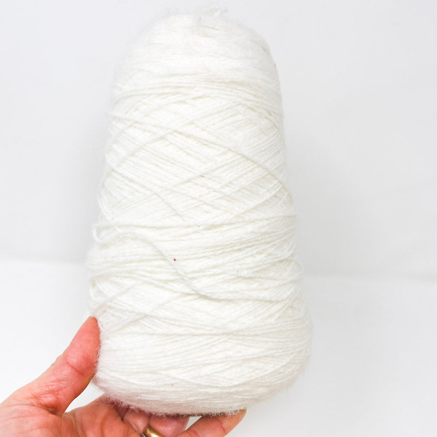 White Caron Cone Yarn