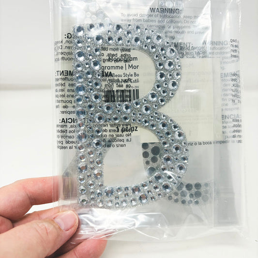 Rhinestone Monograms - B, J, K