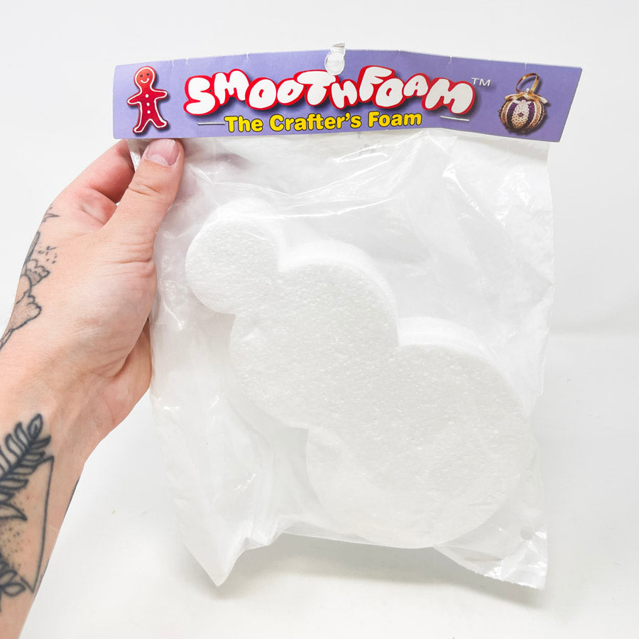 Snowman Shaped Smooth Foam