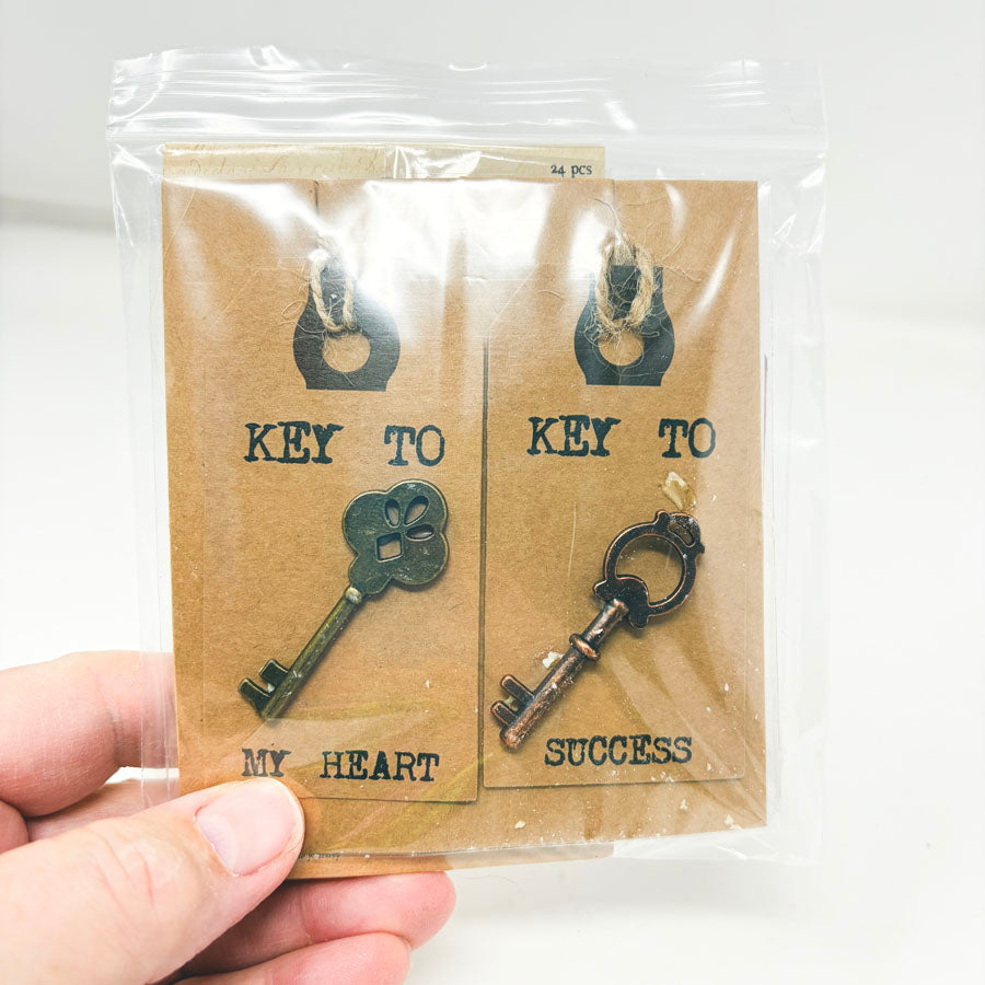 Red & Natural Embellishment Bundle