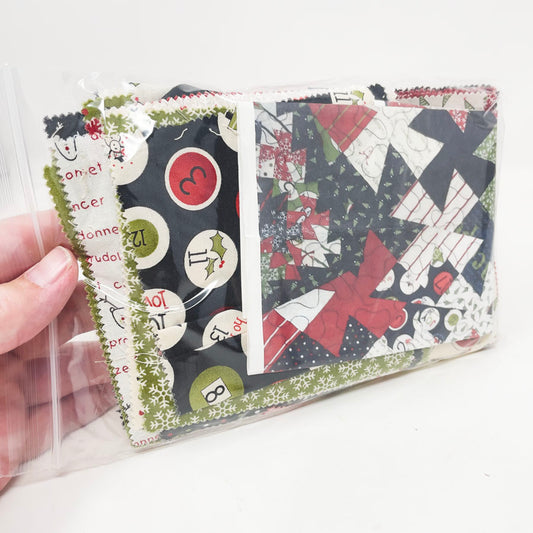 Holiday Kit: Lil' Twist Pinwheel Quilting Tool and Fabric