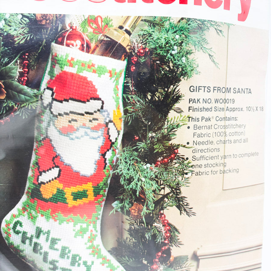 Gifts from Santa  – Bernat Crosstitchery Stocking