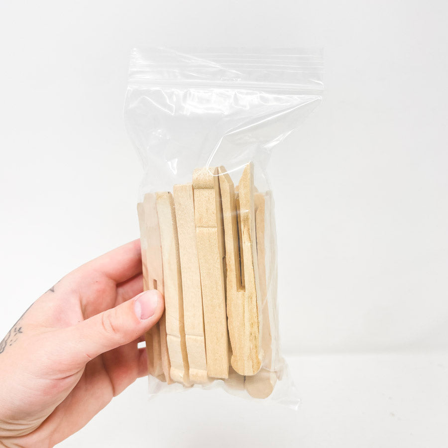 Primitive Wood Clothespins