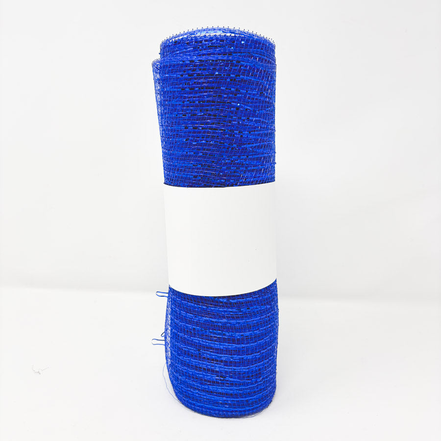 10" Royal Blue Poly Mesh Ribbon