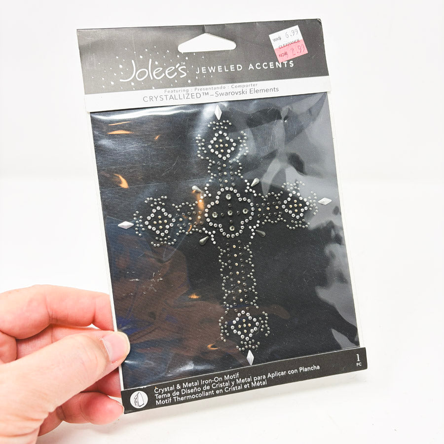Jolee's Jeweled Accents Swarovski Cross