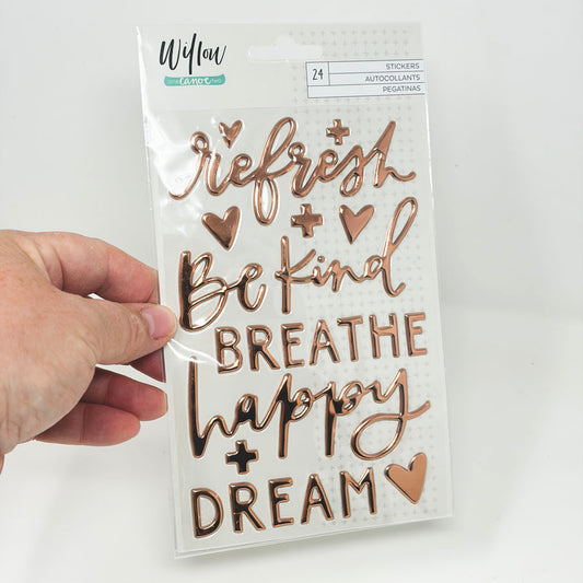 Copper Foil Stickers by One Canoe Two