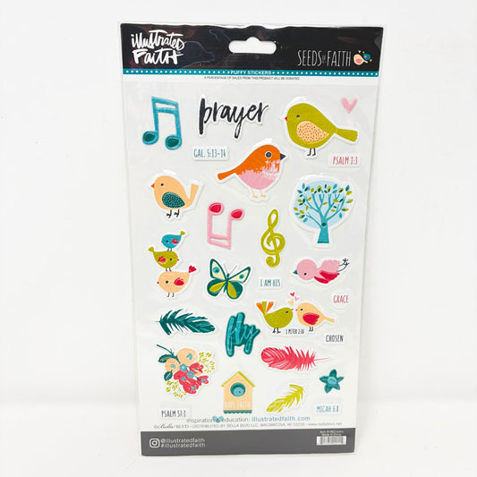 Seeds of Faith Puffy Stickers