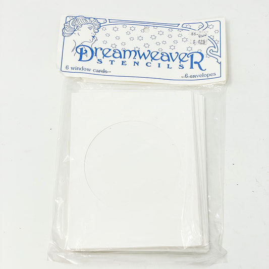 6 White Cards & Envelopes by Dreamweaver