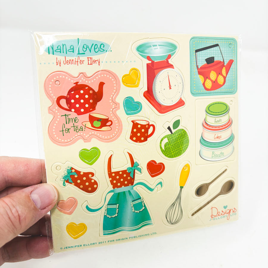 Nana Love Chipboard Stickers