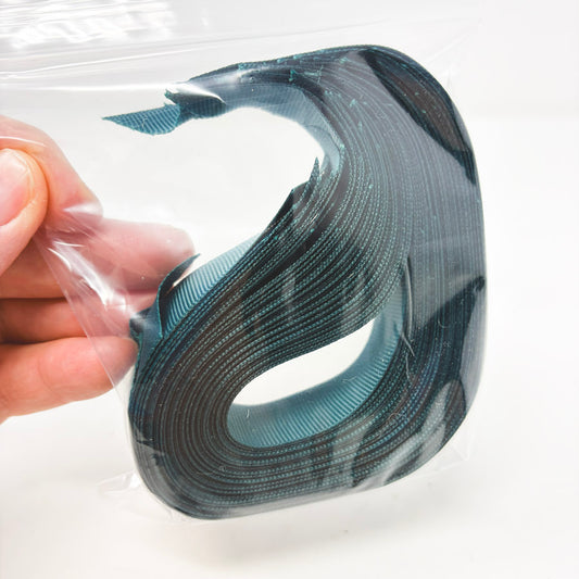 Peacock Green Grosgrain Ribbon - Cut Lengths