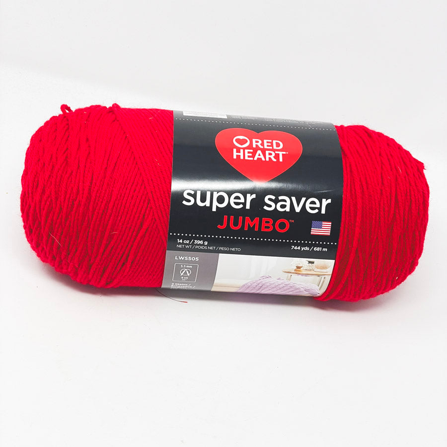 Red Heart Super Saver Acrylic Yarn - 14 oz Skeins