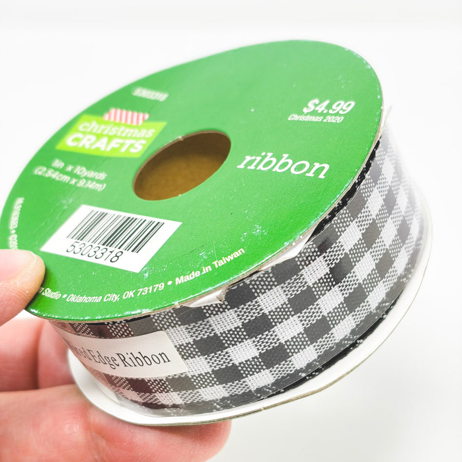 Asst. Checked Ribbon Spools