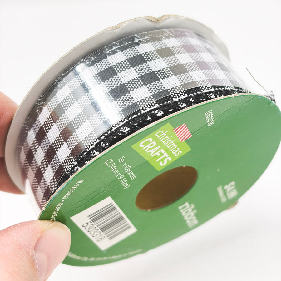 Asst. Checked Ribbon Spools