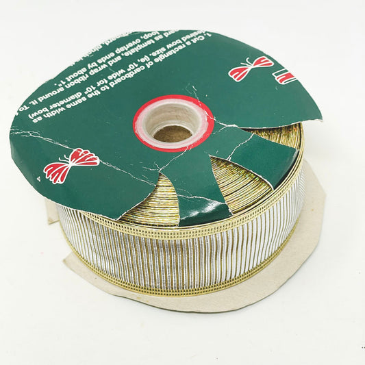 Gold Ribbed Ribbon Spool