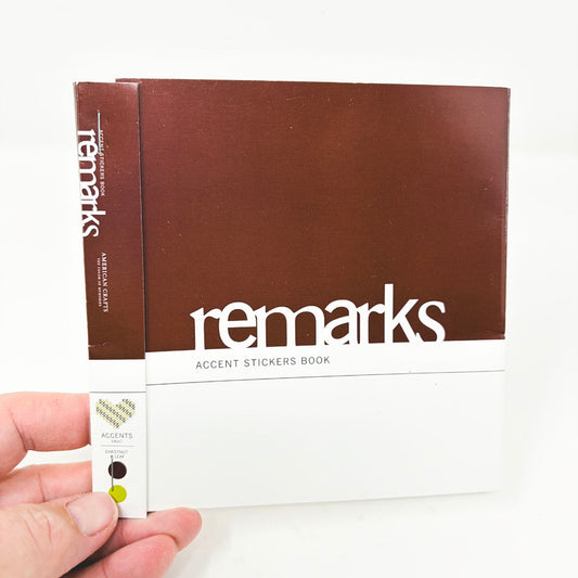 Remarks Sticker Book by American Craft