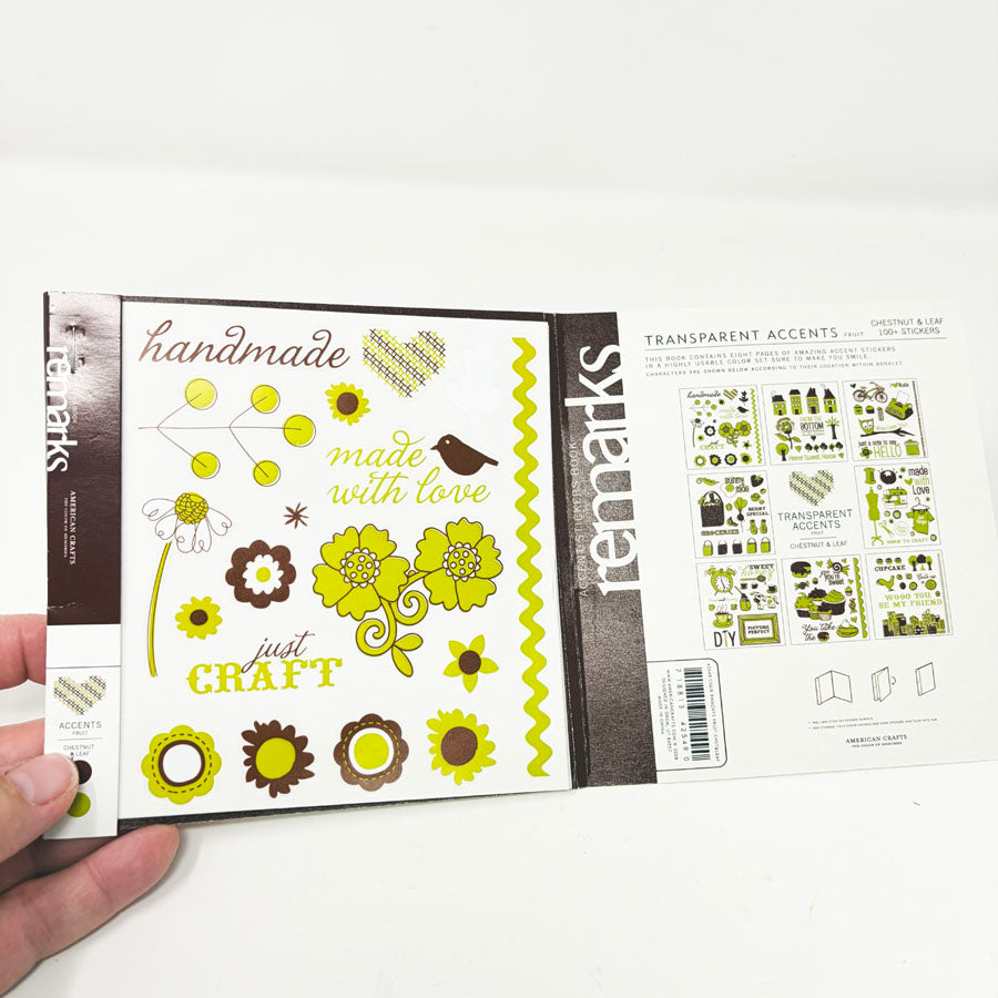Remarks Sticker Book by American Craft