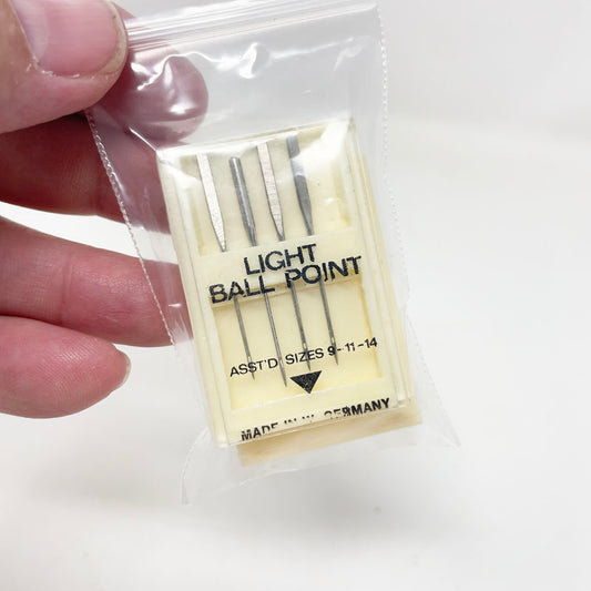 Ball Point Sewing Machine Needles- Assorted Size Pack